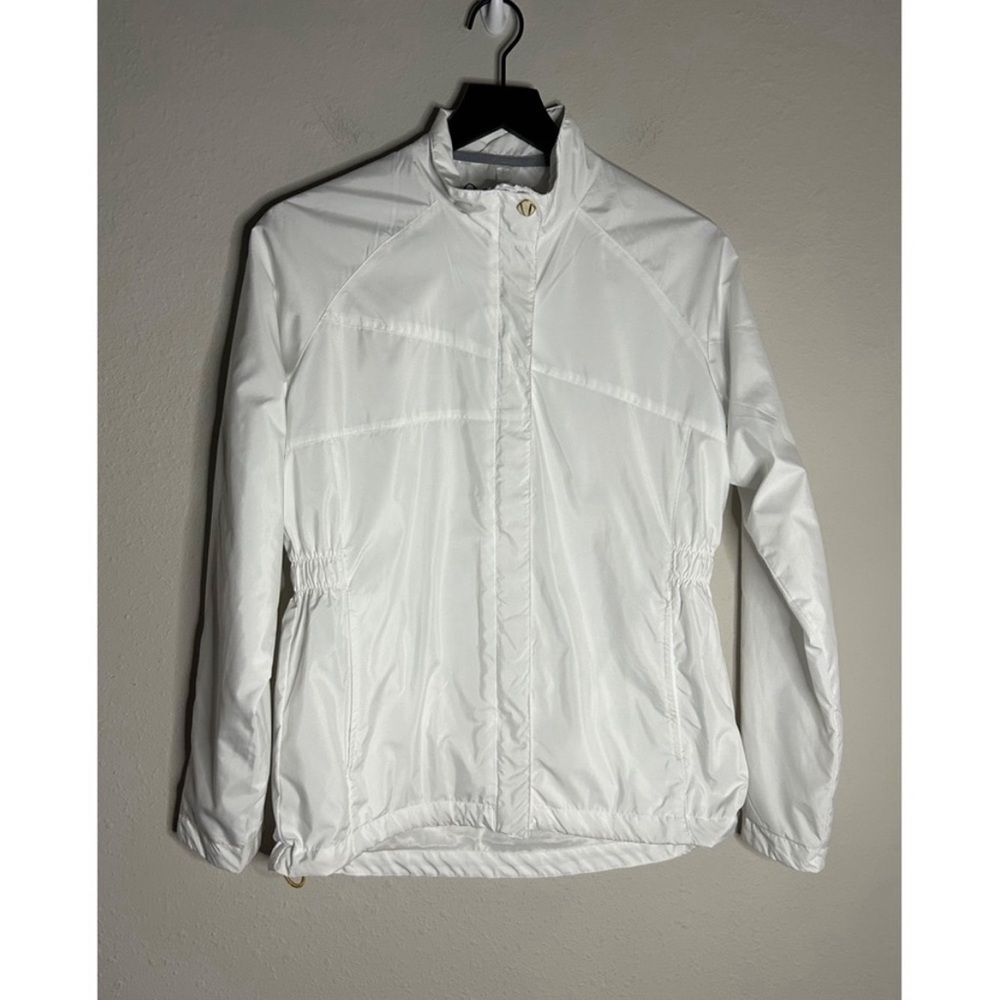 Sunice Women’s Full Zip White Windbreaker Size M